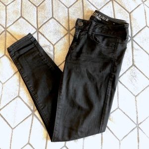 American Eagle Black Denim Jegging Jeans Size 4S